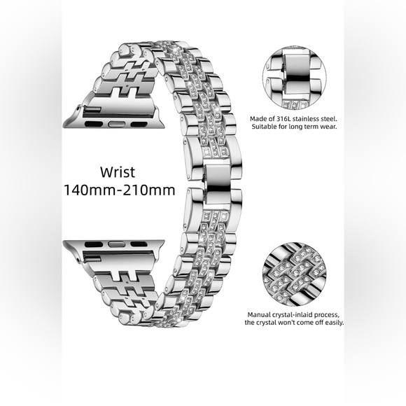 Apple Watch Replacement Band 38mm 40mm 41mm  Series 8 7 6 5 4 3 2 1 SE - Picture 2 of 10